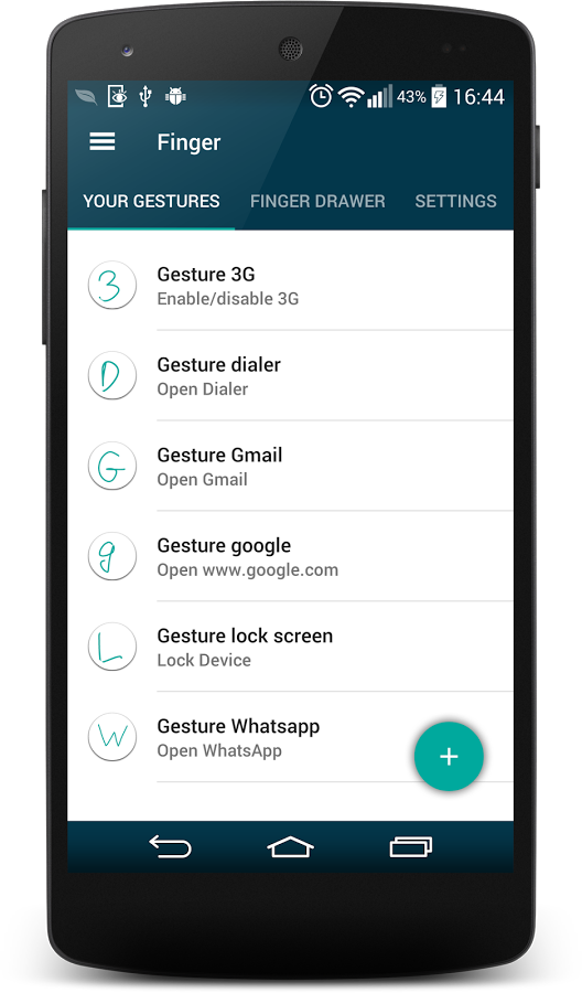 Finger Gesture Launcher