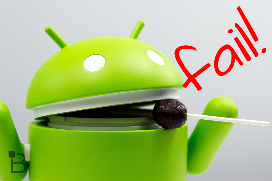 fail samsung lollipop