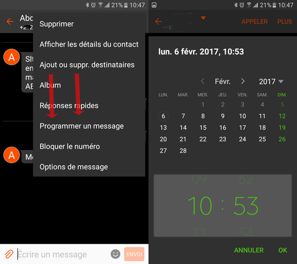 Programmer-envoi-d-un-SMS-sur-Samsung